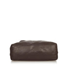 Gucci Twill Leather Shoulder Bag (SHG-31844)