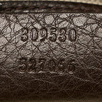 Gucci Twill Leather Shoulder Bag (SHG-31844)