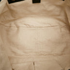 Gucci Twill Leather Tote (SHG-35893)