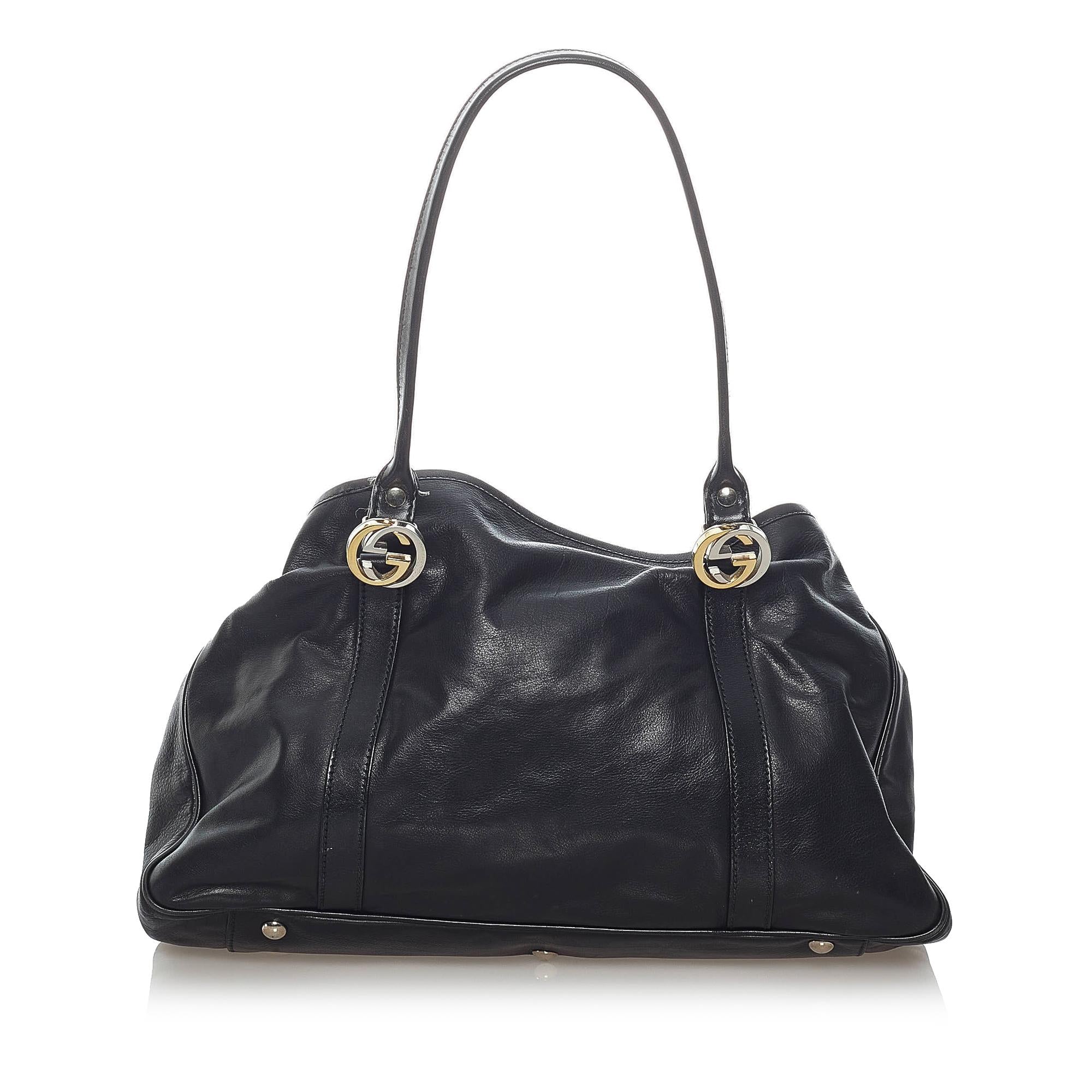 Gucci Twin Leather Tote Bag (SHG-31630)