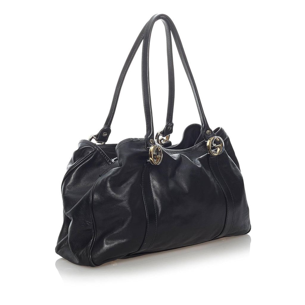 Gucci Twin Leather Tote Bag (SHG-31630)