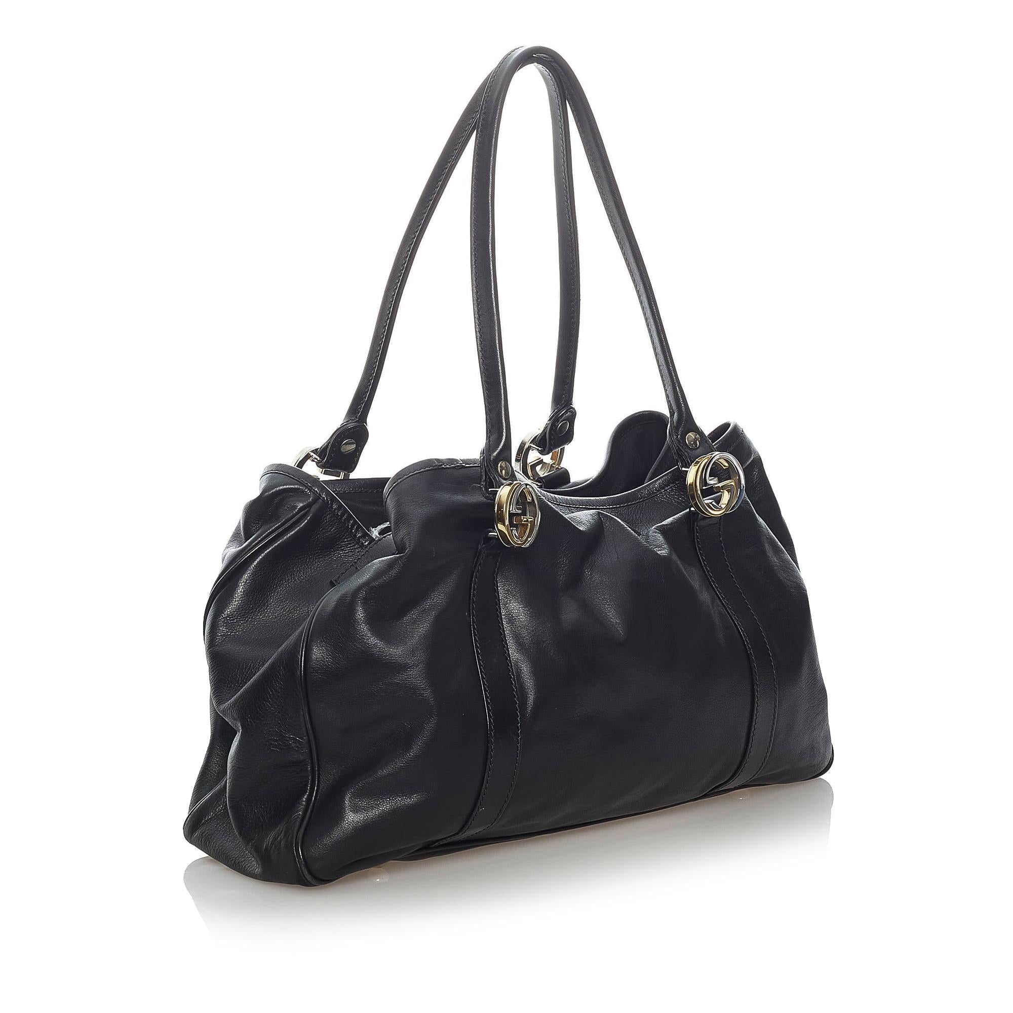 Gucci Twin Leather Tote Bag (SHG-31630)