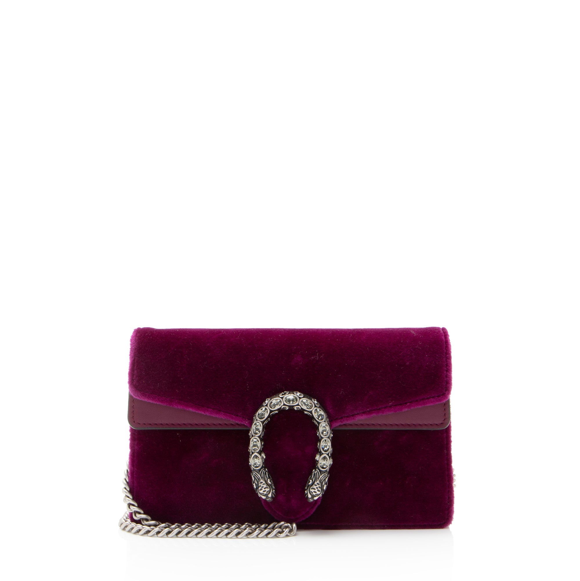 Gucci Velvet Crystal Dionysus Mini Shoulder Bag