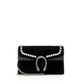 Gucci Velvet Crystal Embellished Dionysus Mini Shoulder Bag