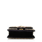 Gucci Velvet Crystal Mini Bee Broadway Shoulder Bag