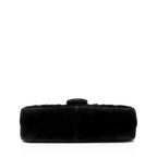 Gucci Velvet Embellished Hearts GG Marmont Medium Flap Bag
