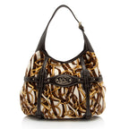 Gucci Velvet Horsebit 85th Anniversary Large Hobo (SHF-ojw6md)