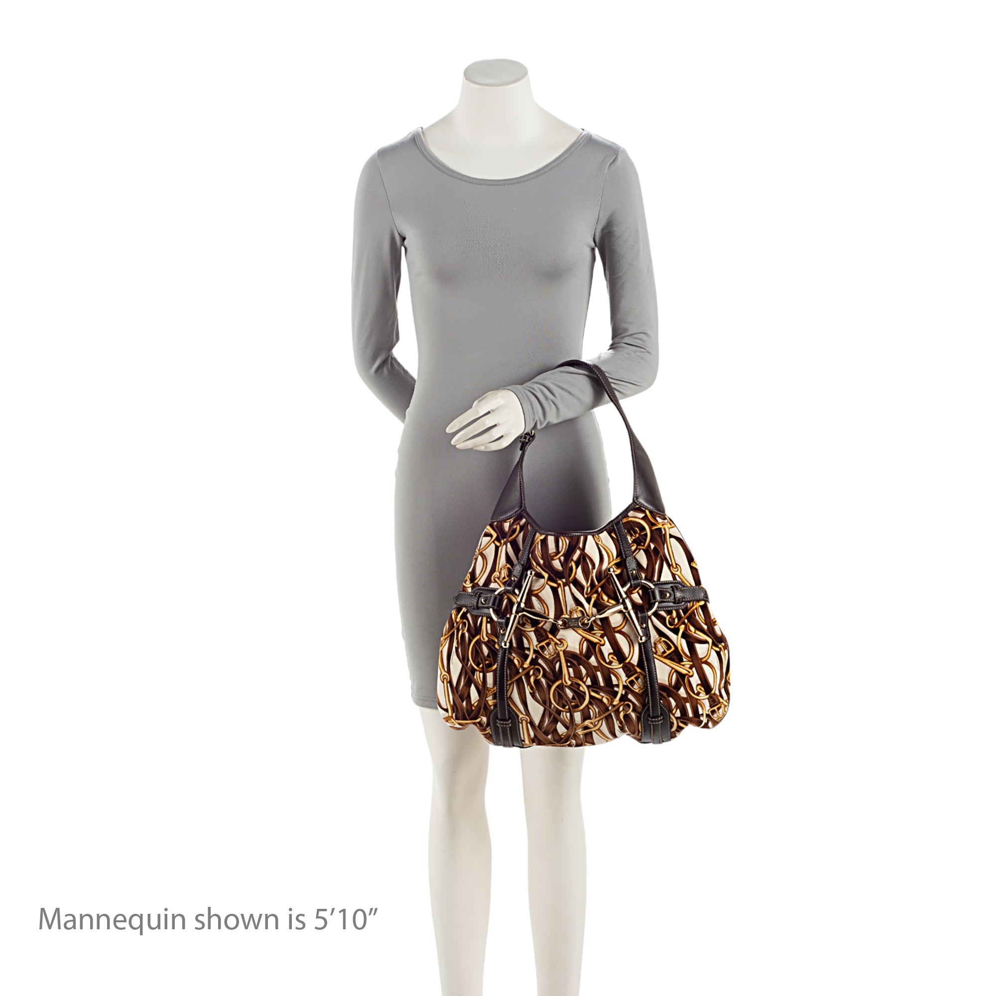 Gucci Velvet Horsebit 85th Anniversary Large Hobo (SHF-ojw6md)