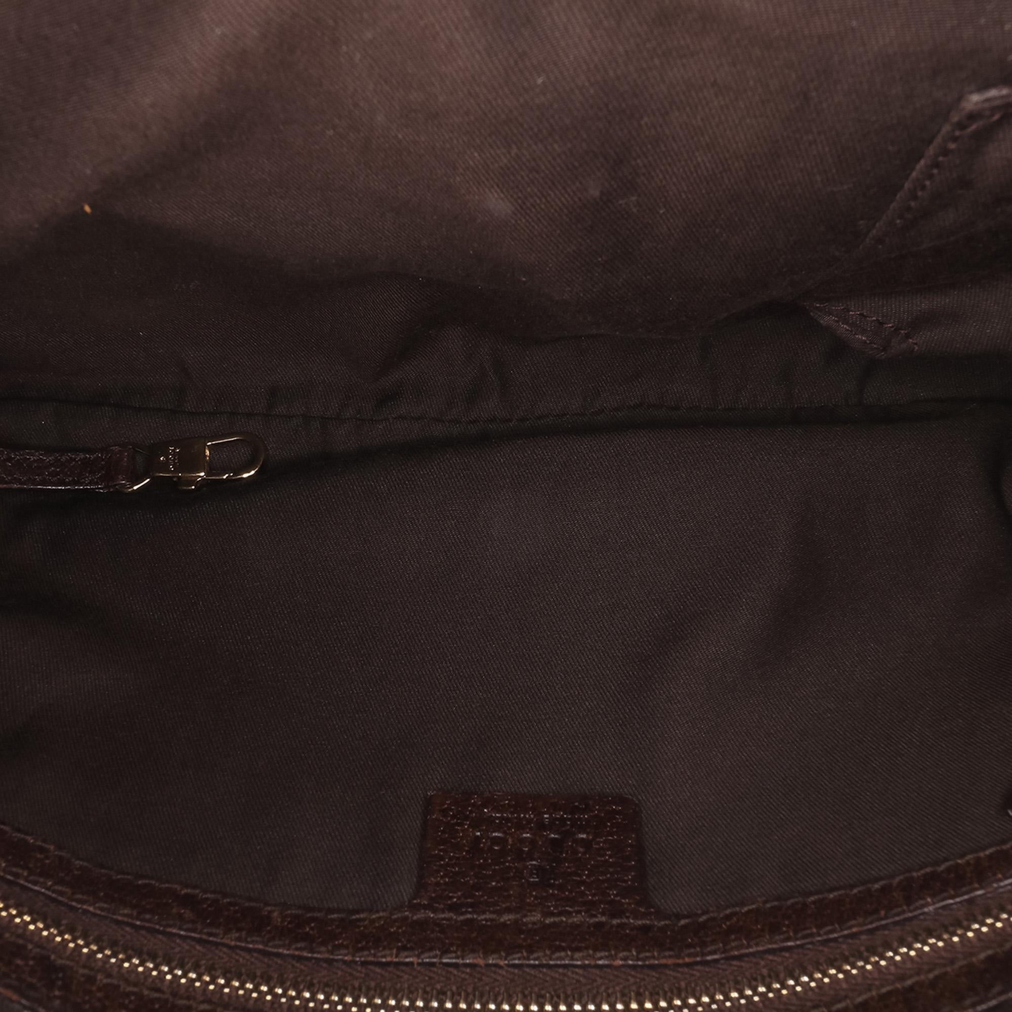 Gucci Velvet Horsebit Web Punch Hobo