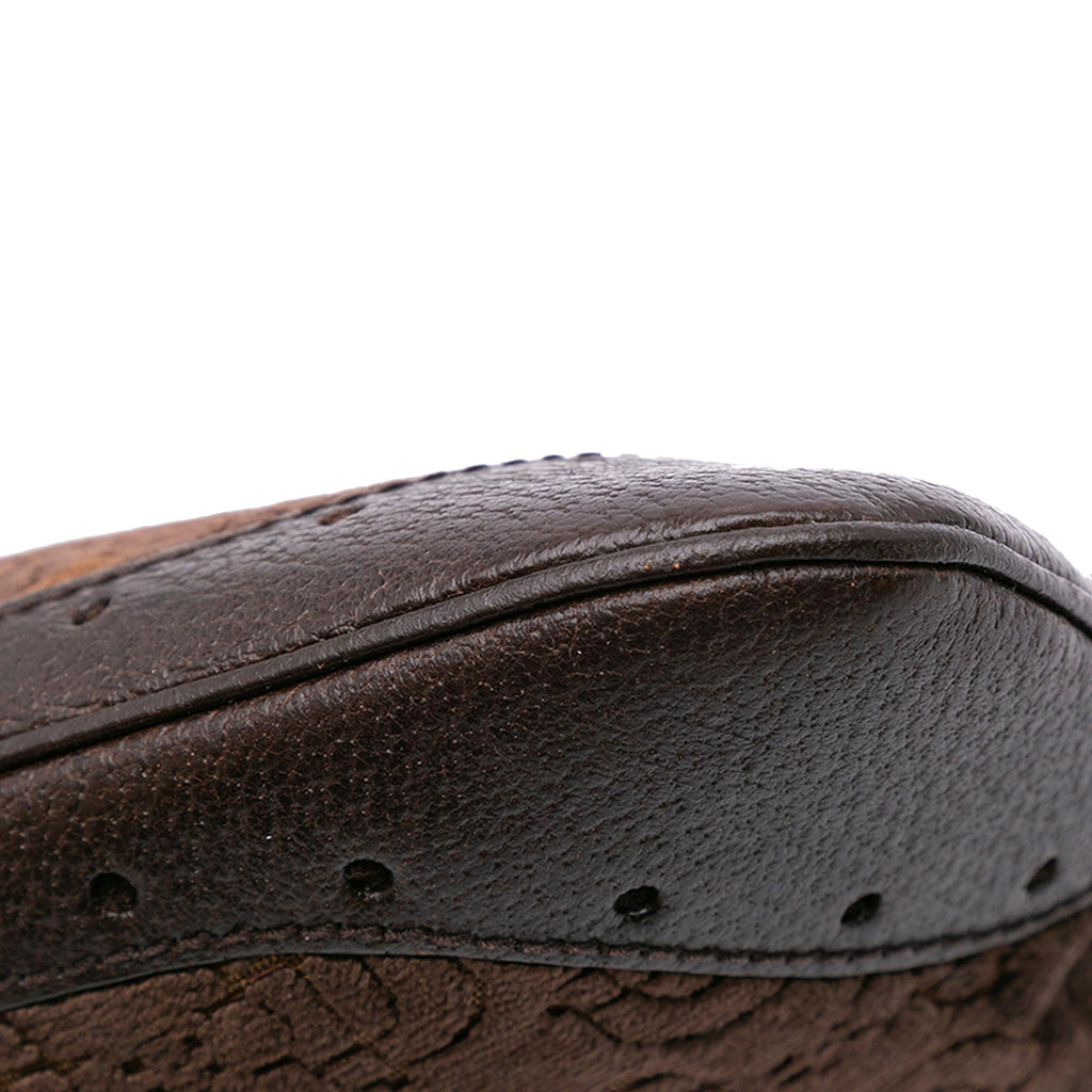 Gucci Velvet Horsebit Web Punch Hobo