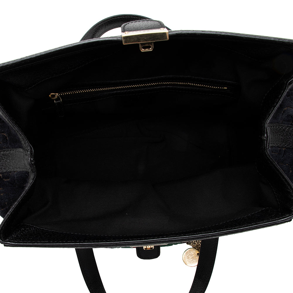 Gucci Velvet Treasure Boston Small Satchel - FINAL SALE (SHF-16567)
