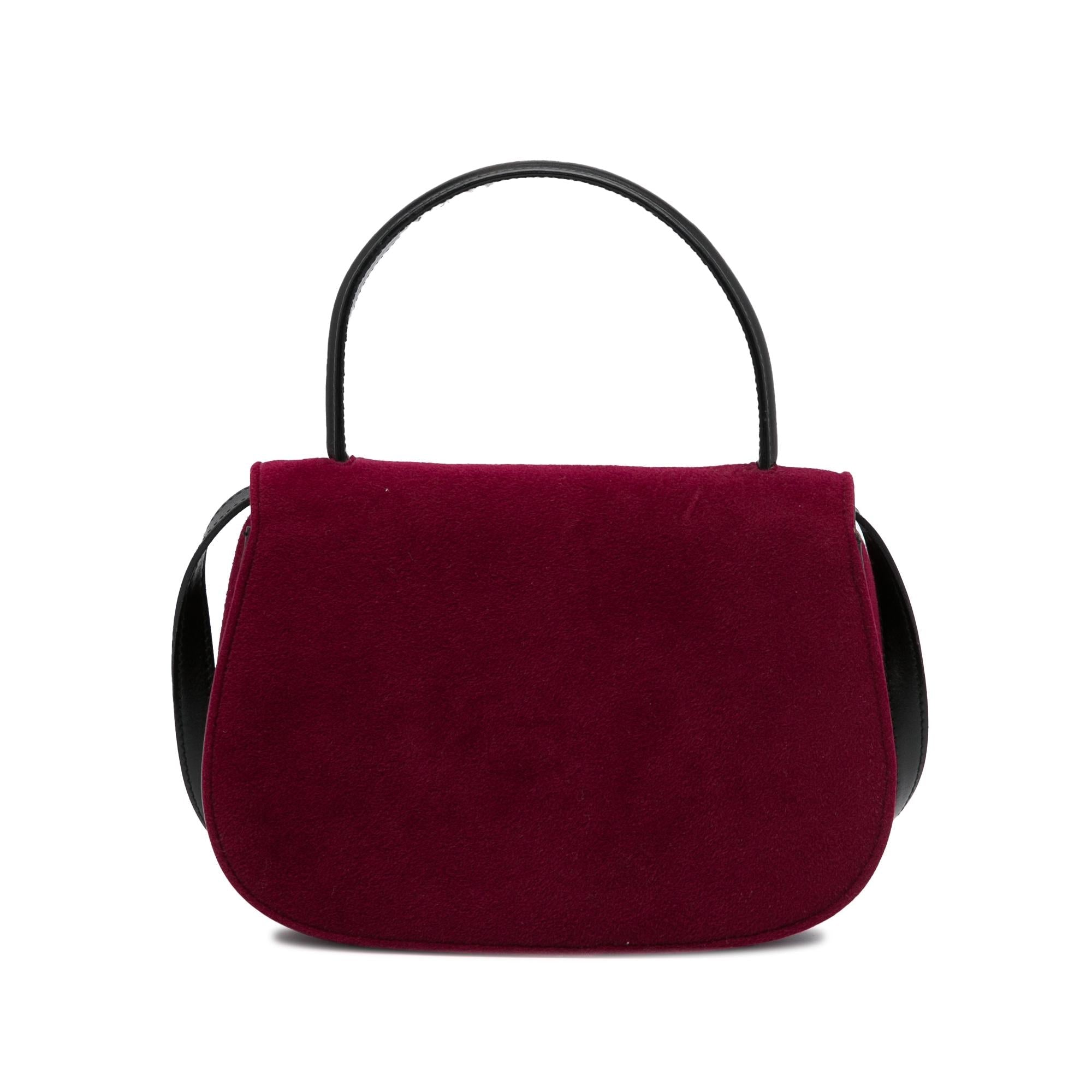 Gucci Velvet Twist Lock Satchel (SHG-LqJTBE)
