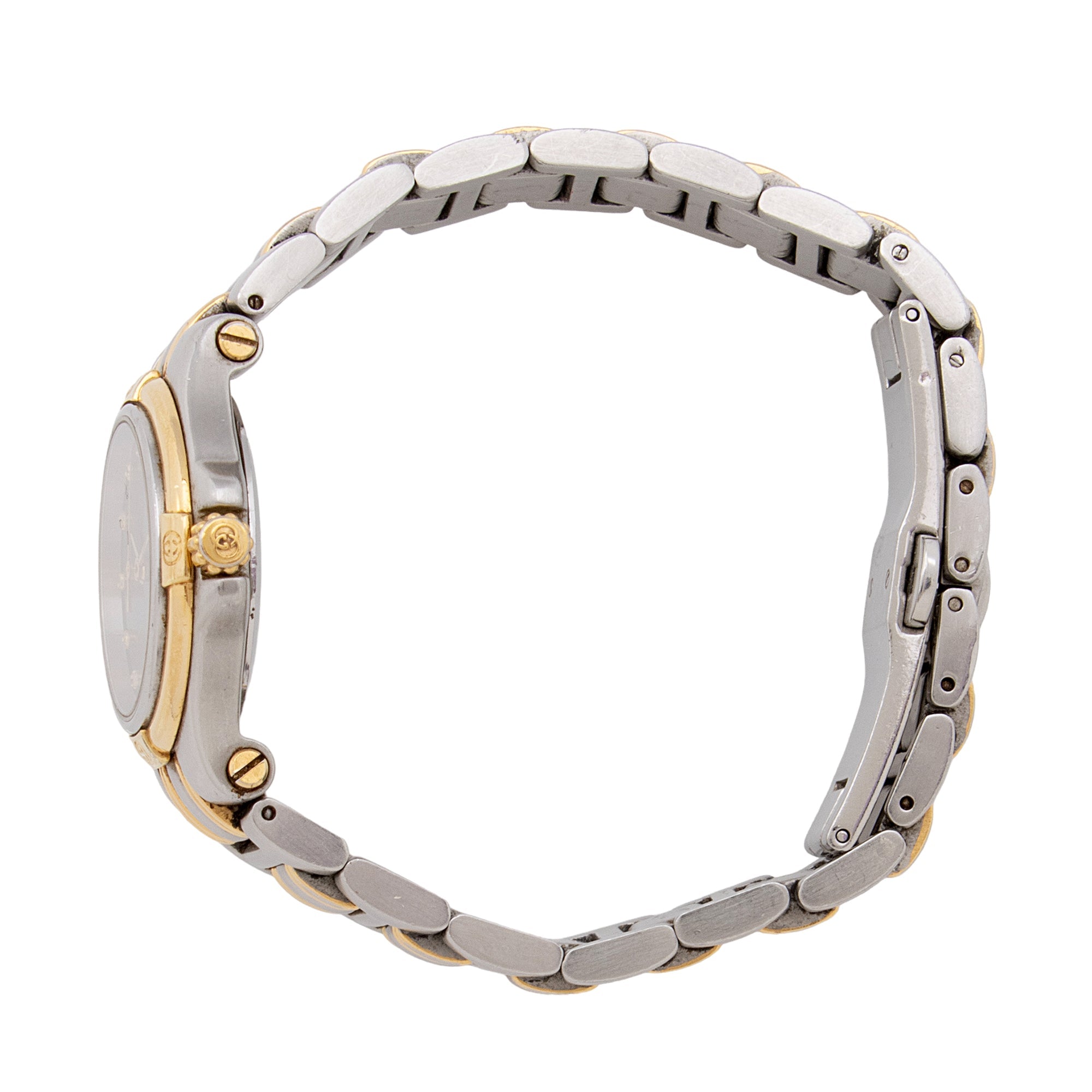 Gucci Vintage 2-Tone Diamond Dial 9000 Watch (SHF-vXWTSg)