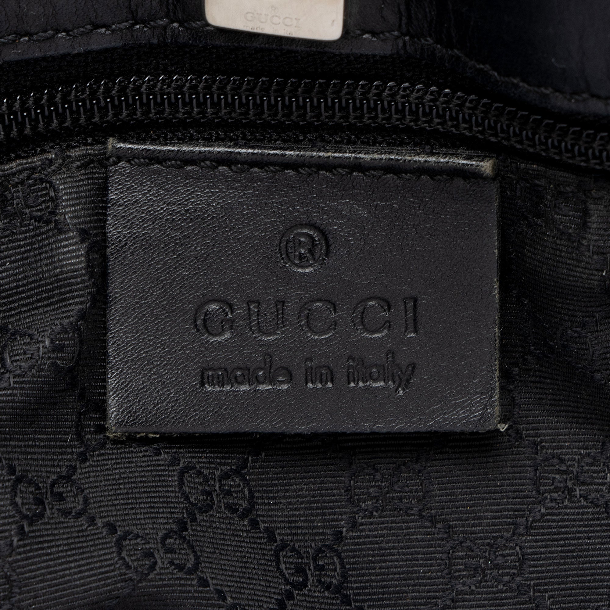 Gucci Vintage Denim Web Tote