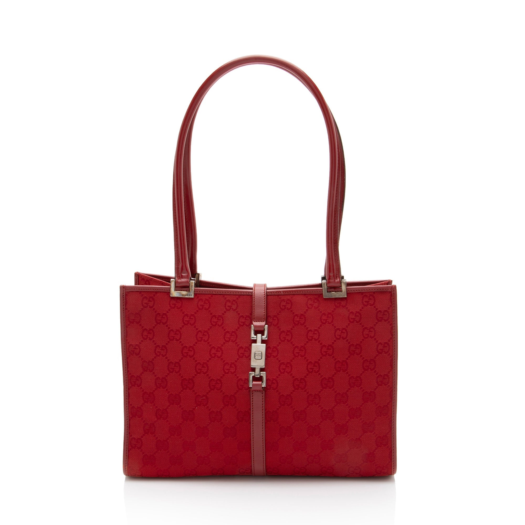 Gucci Vintage GG Canvas Bardot Shoulder Bag