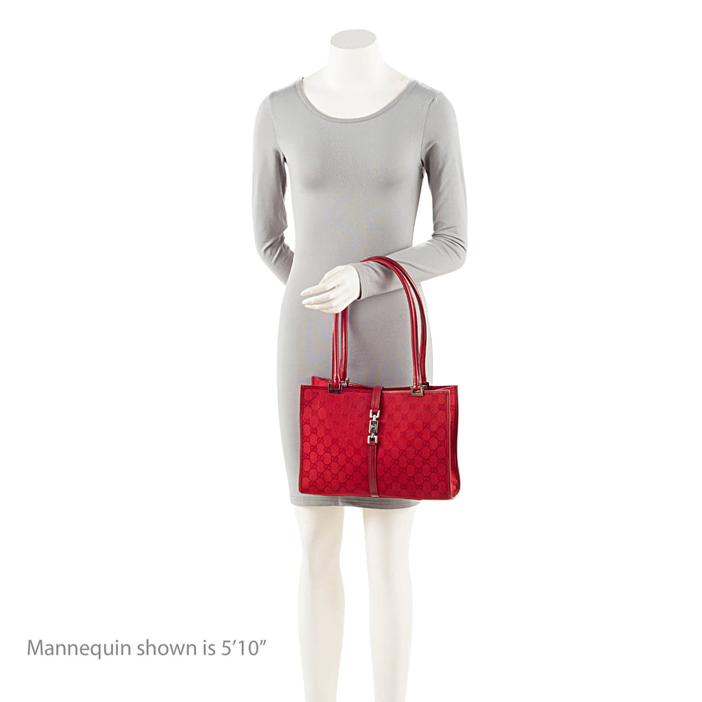Gucci Vintage GG Canvas Bardot Shoulder Bag