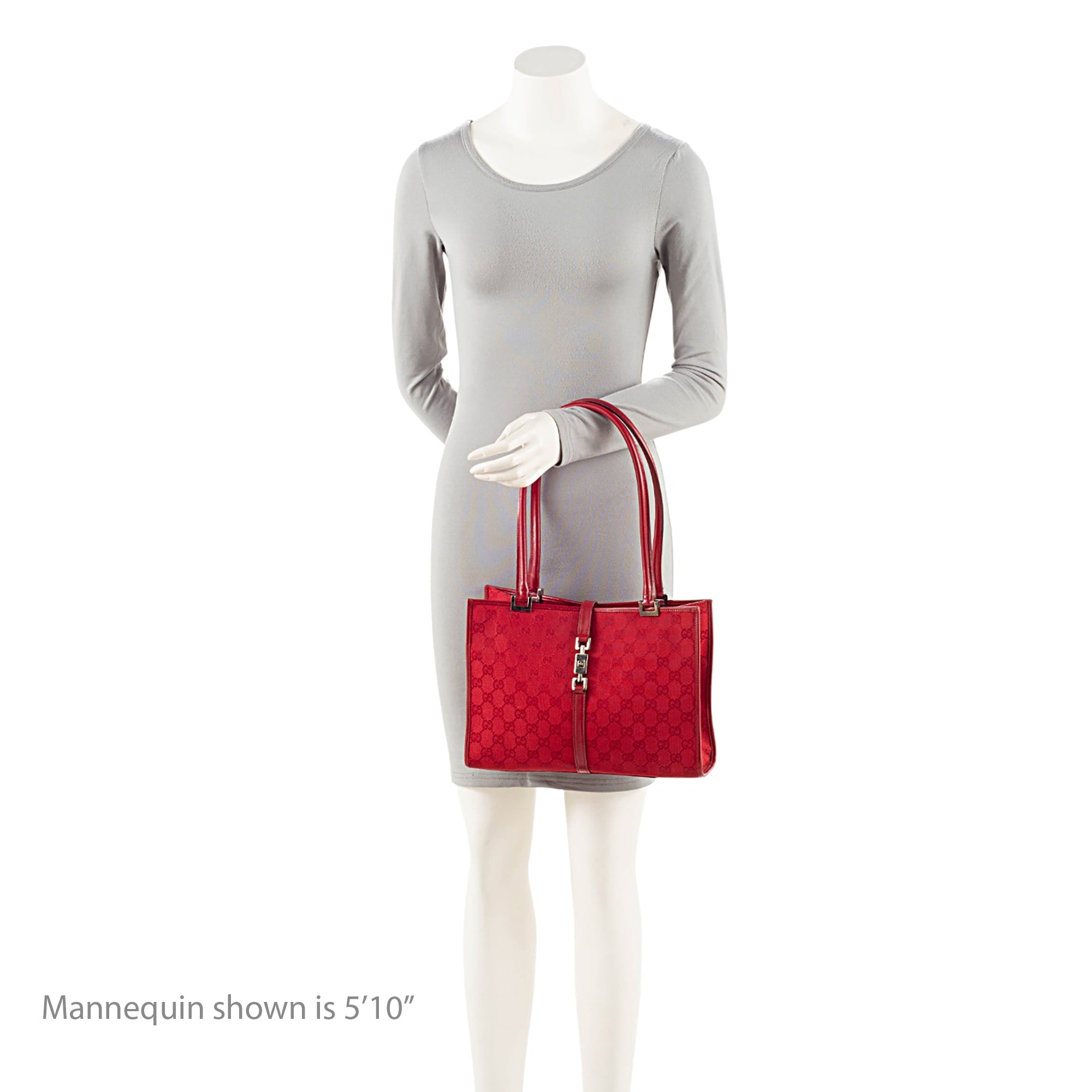 Gucci Vintage GG Canvas Bardot Shoulder Bag