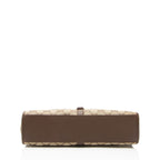 Gucci Vintage GG Canvas Bardot Small Satchel