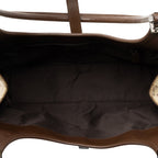 Gucci Vintage GG Canvas Bardot Small Satchel