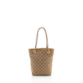 Gucci Vintage GG Canvas Medium Bucket Tote