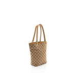 Gucci Vintage GG Canvas Medium Bucket Tote