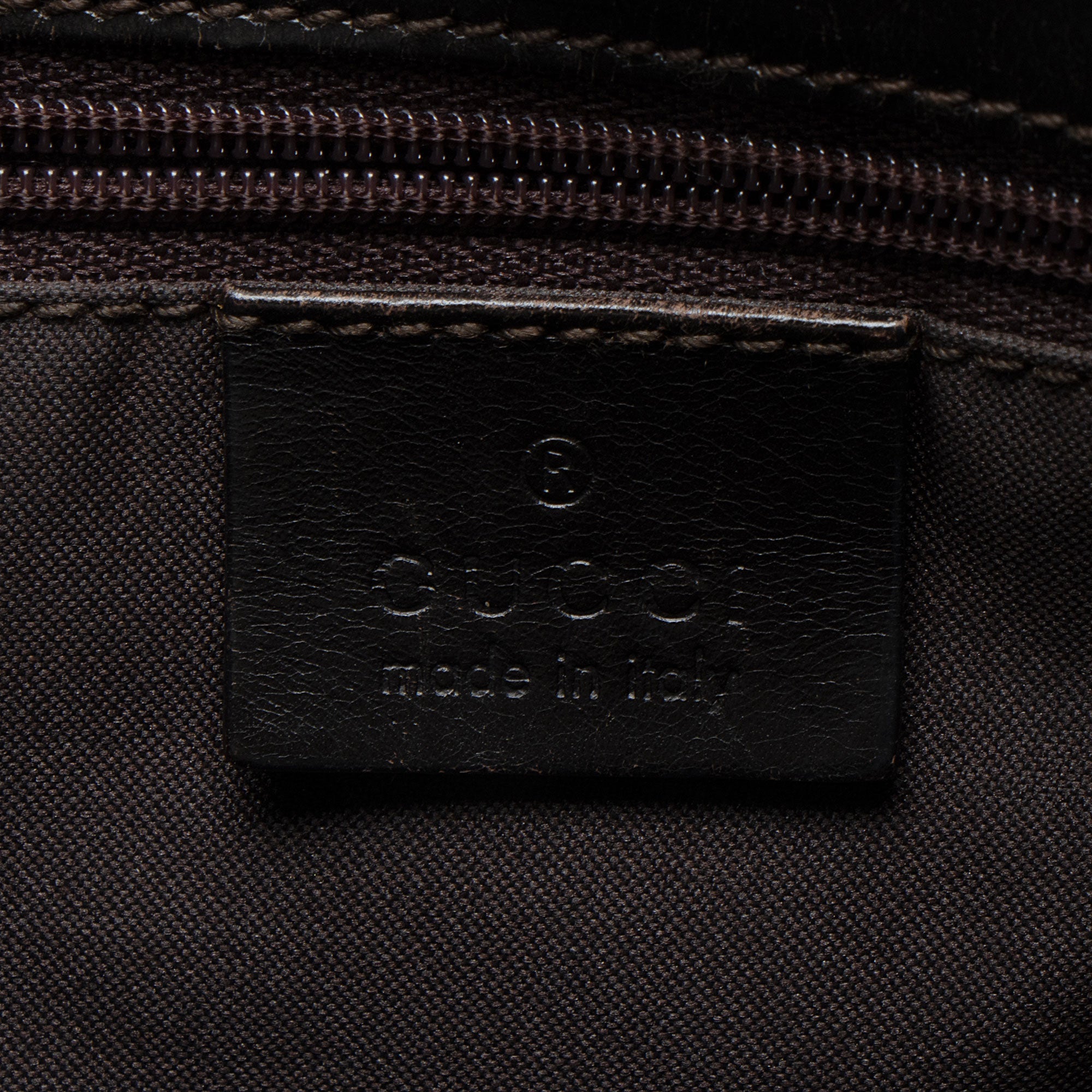 Gucci Vintage GG Canvas Double Pocket Tote