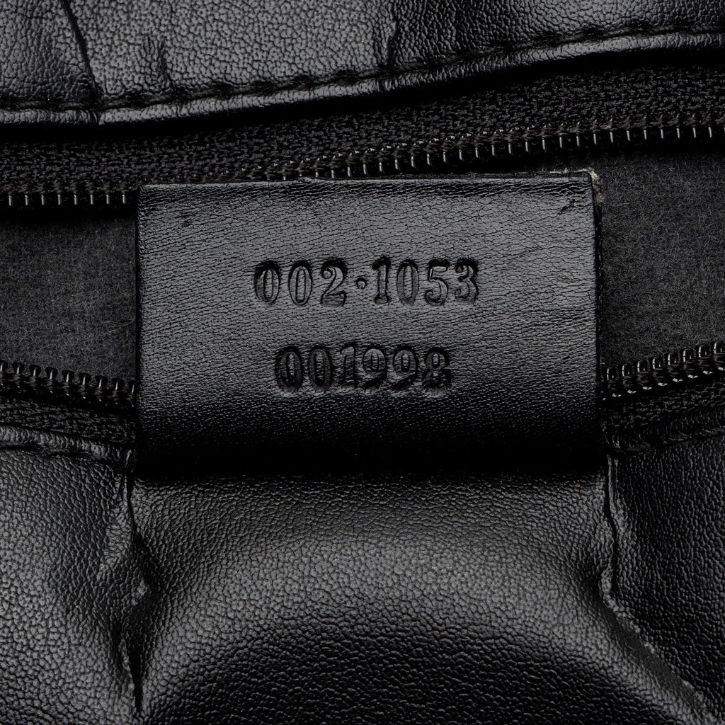Gucci Vintage GG Canvas Drawstring Tote (SHF-psl0Np)