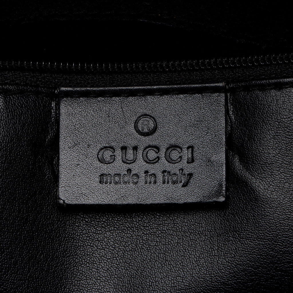 Gucci Vintage GG Canvas Drawstring Tote (SHF-psl0Np)