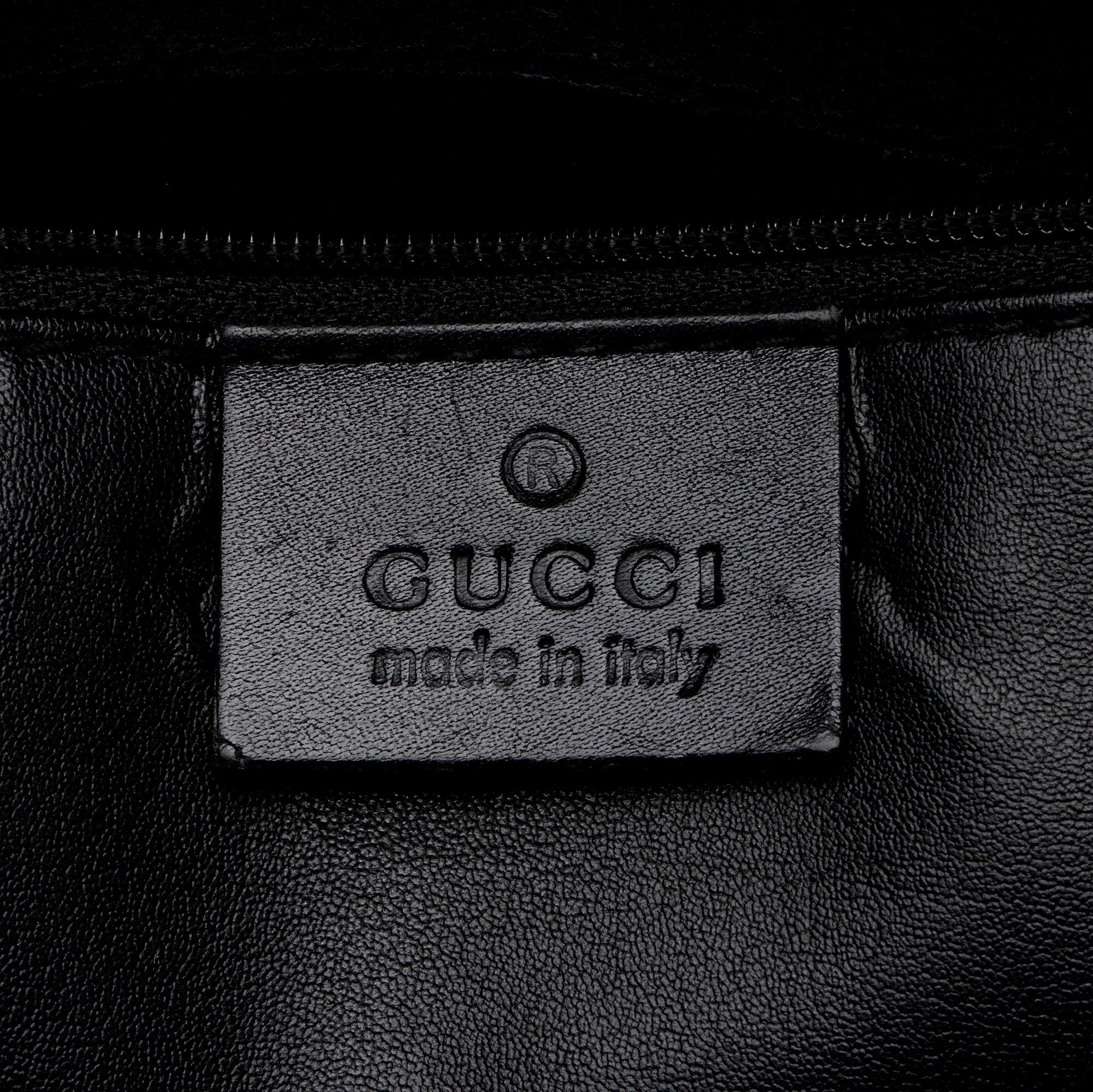Gucci Vintage GG Canvas Drawstring Tote (SHF-psl0Np)
