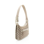 Gucci Vintage GG Canvas Front Pocket Shoulder Bag