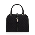 Gucci Vintage GG Canvas Jackie Dome Satchel (SHF-TGvarJ)