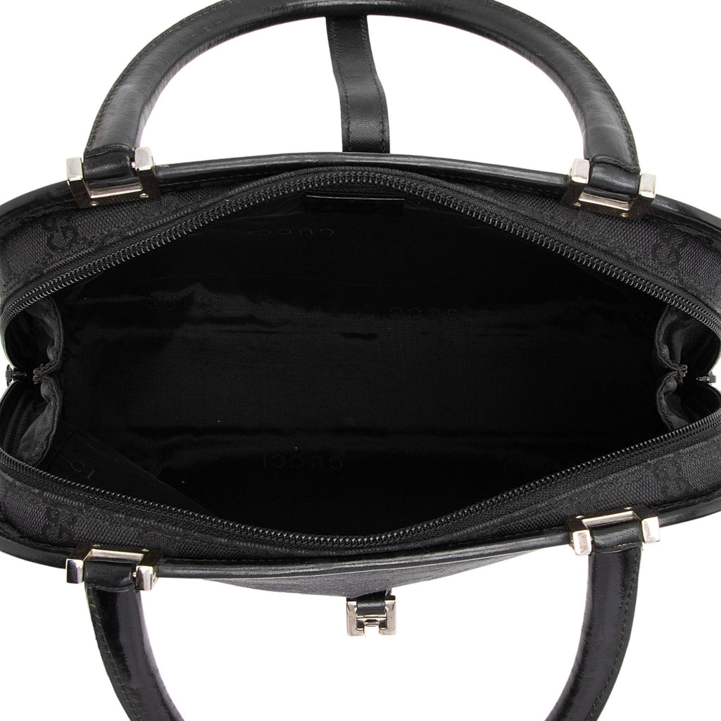 Gucci Vintage GG Canvas Jackie Dome Satchel (SHF-TGvarJ)
