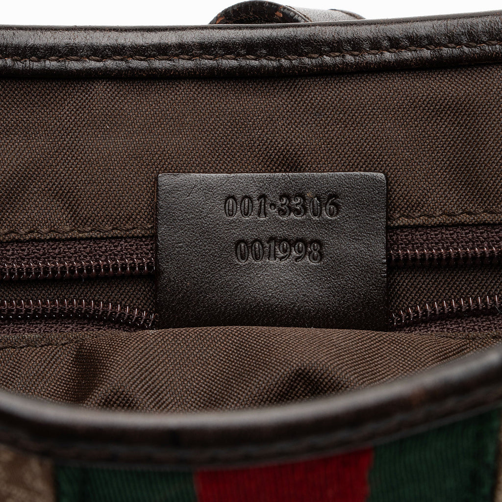 Gucci Vintage GG Canvas Jackie Hobo (SHF-0vIVSI)