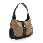 Gucci Vintage GG Canvas Jackie Hobo (SHF-0vIVSI)