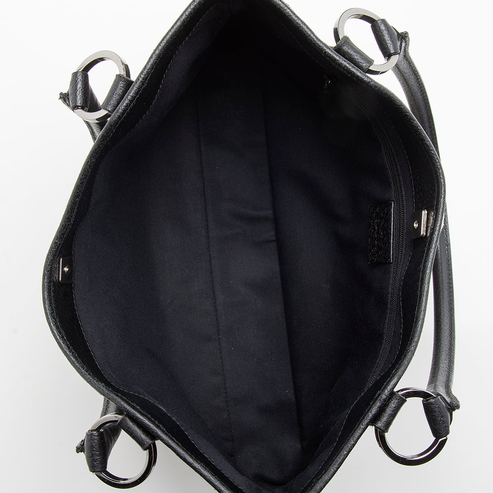 Gucci Vintage GG Canvas Satchel (SHF-12091)