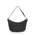 Gucci Vintage GG Denim Small Shoulder Bag (SHF-yTYszL)