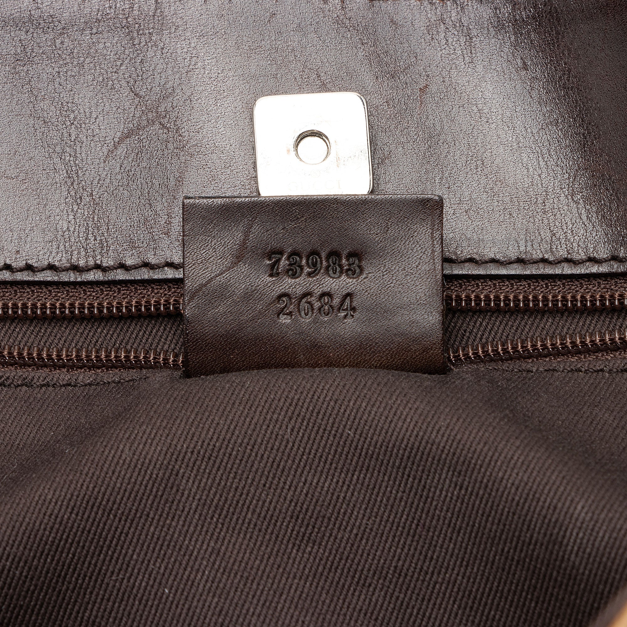 Gucci Vintage GG Denim Tote (SHF-eNUWZP)
