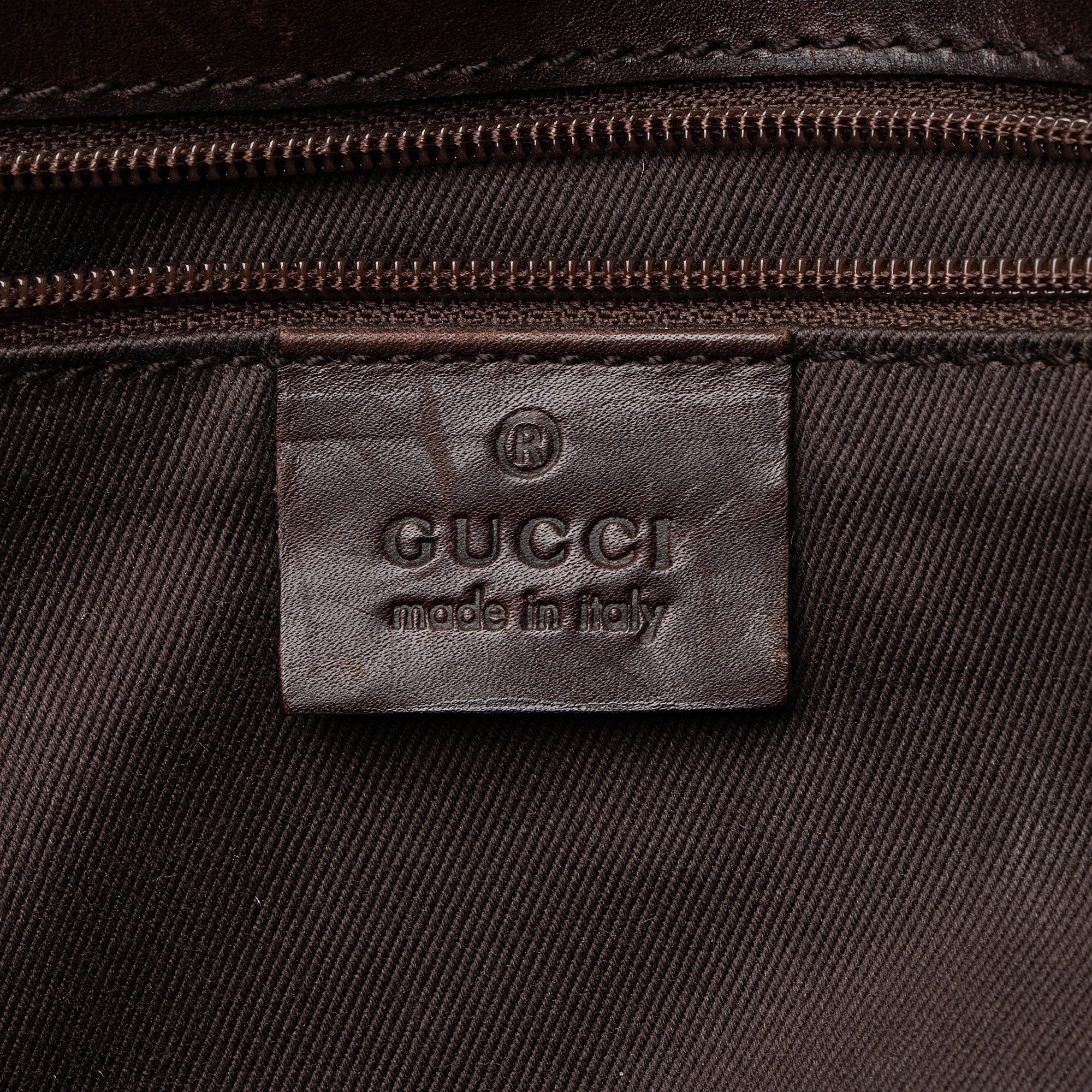 Gucci Vintage GG Denim Tote (SHF-eNUWZP)