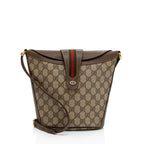 Gucci Vintage GG Plus Web Shoulder Bag (SHF-PvNydn)