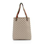 Gucci Vintage GG Plus Web Tote (SHF-hILX0s)