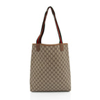 Gucci Vintage GG Plus Web Tote (SHF-2zXCOT)