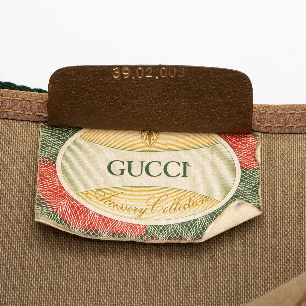Gucci Vintage GG Plus Web Tote (SHF-2zXCOT)