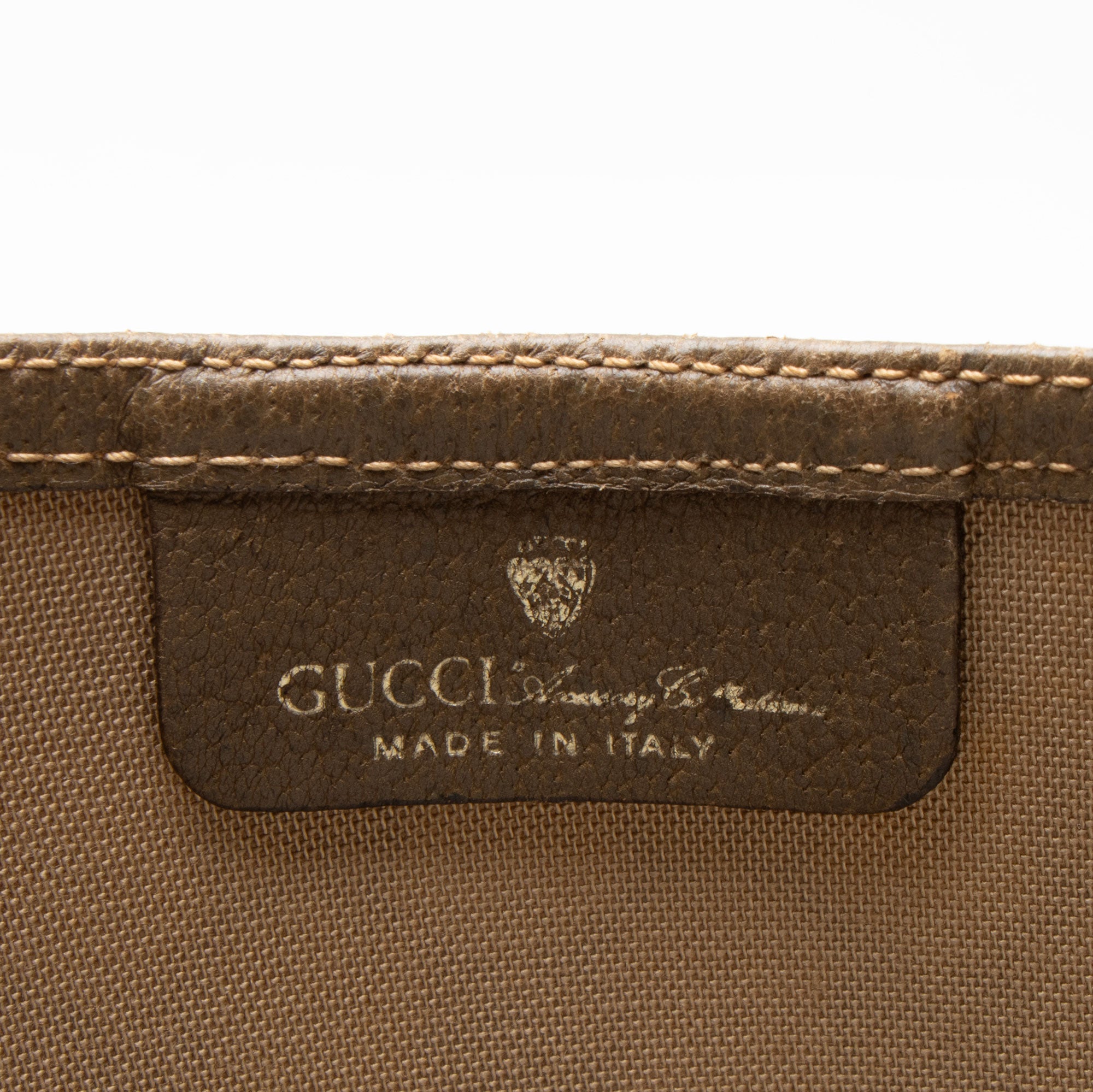 Gucci Vintage GG Plus Web Tote