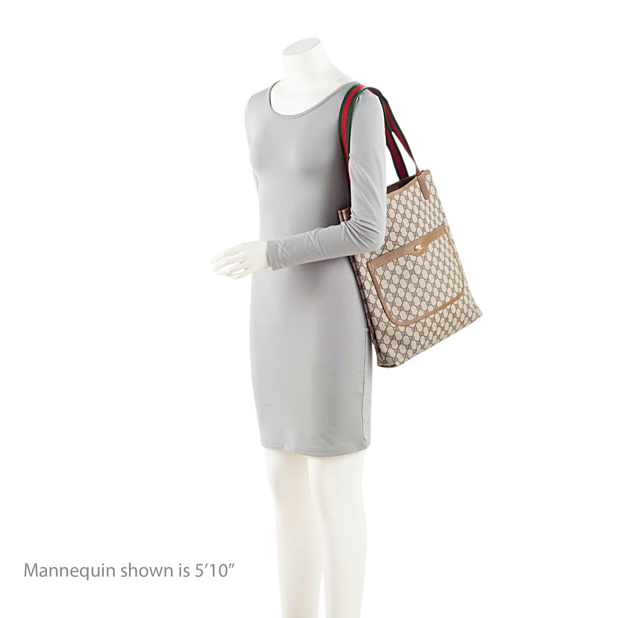 Gucci Vintage GG Plus Web Tote