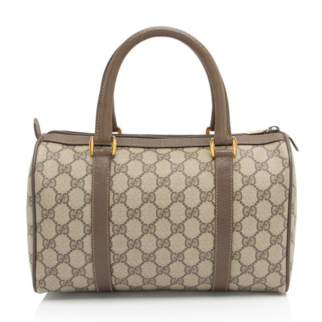 Gucci Vintage GG Supreme Web Boston Bag