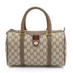 Gucci Vintage GG Supreme Web Boston Bag