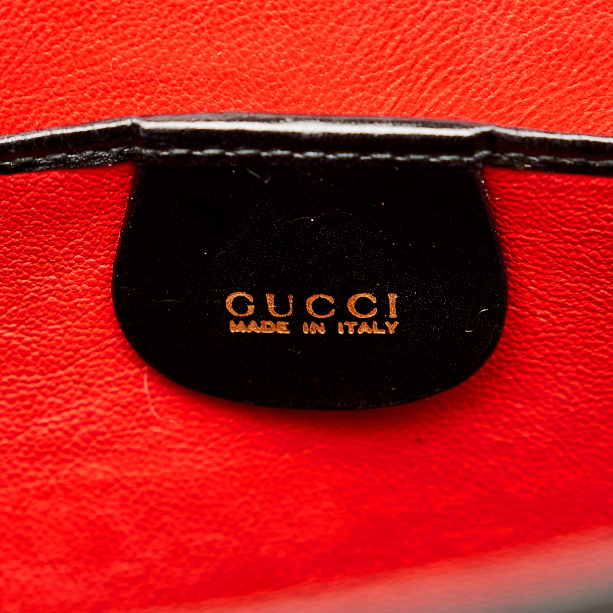 Gucci Vintage Lady Lock Leather Satchel (SHG-25844)