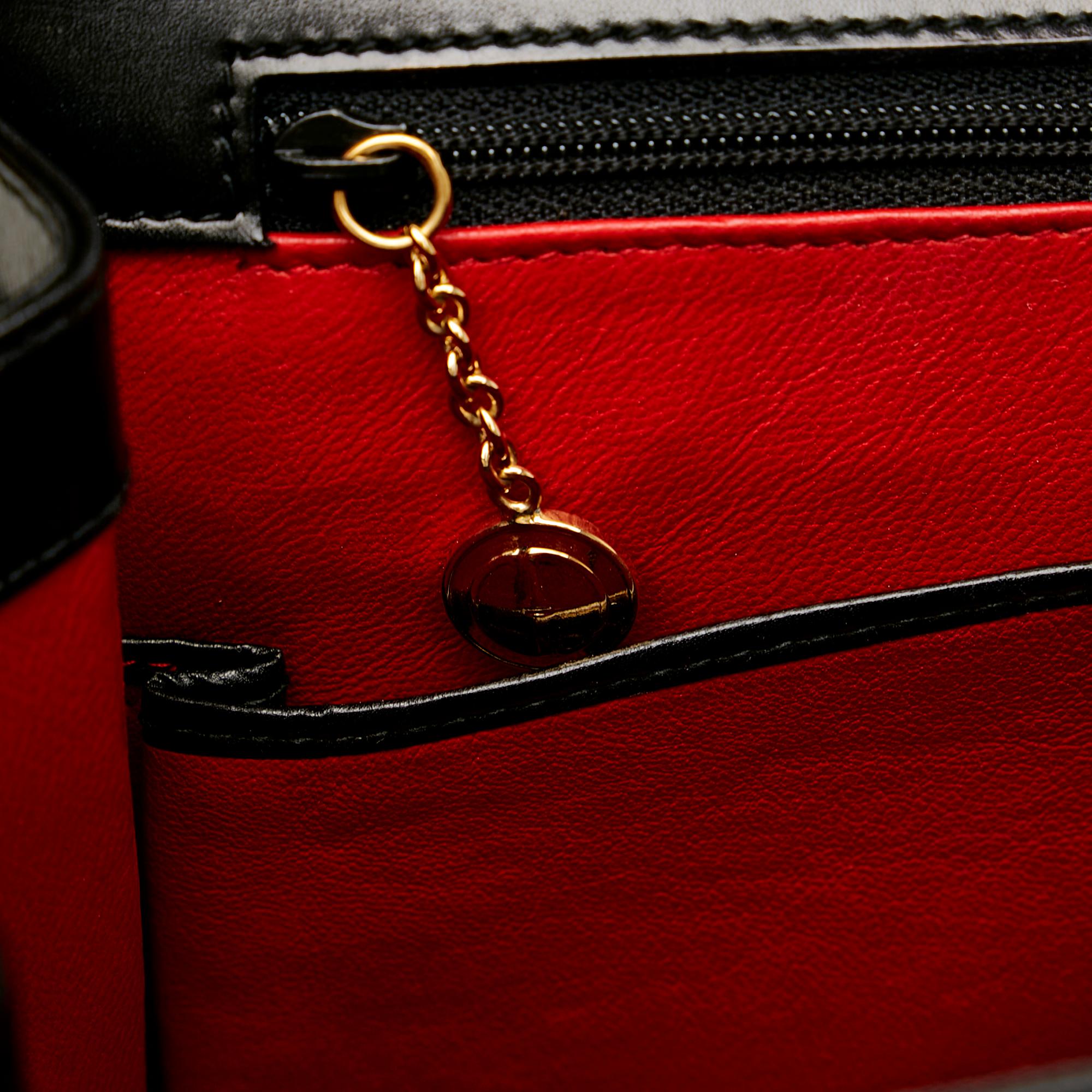Gucci Vintage Lady Lock Leather Satchel (SHG-25844)