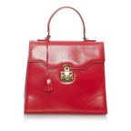 Gucci Vintage Lady Lock Leather Satchel (SHG-30735)
