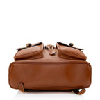 Gucci Vintage Leather Bamboo Backpack (SHF-19555)
